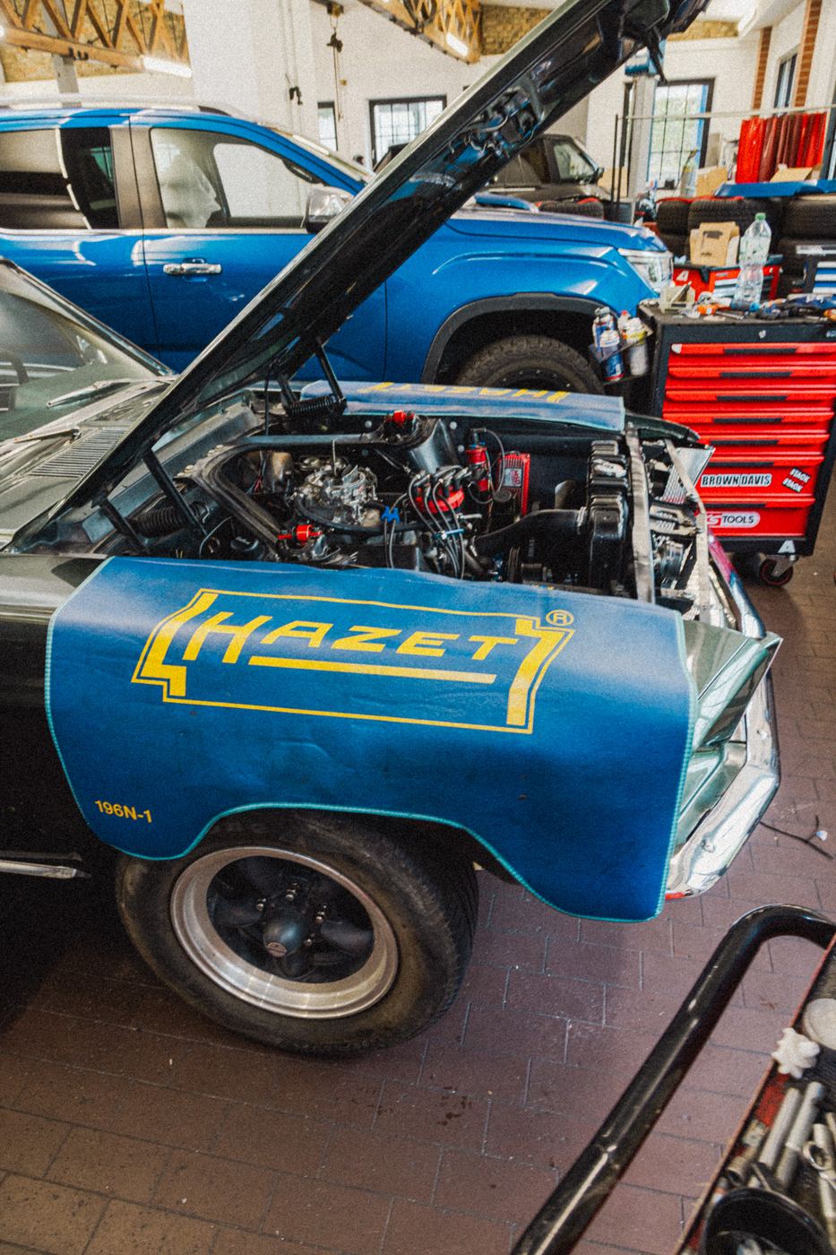Mustang Motorraum